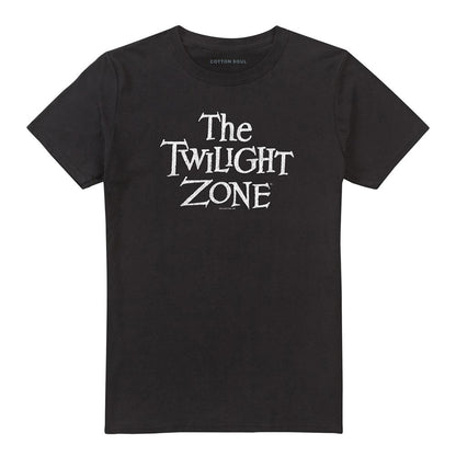 Black - Front - The Twilight Zone Unisex Adult Logo T-Shirt