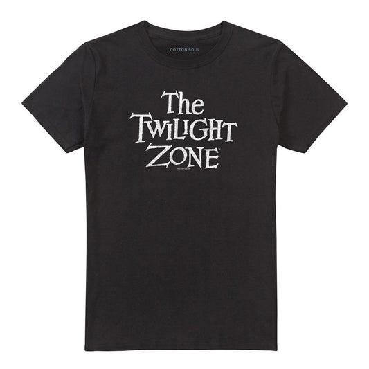 Black - Front - The Twilight Zone Unisex Adult Logo T-Shirt