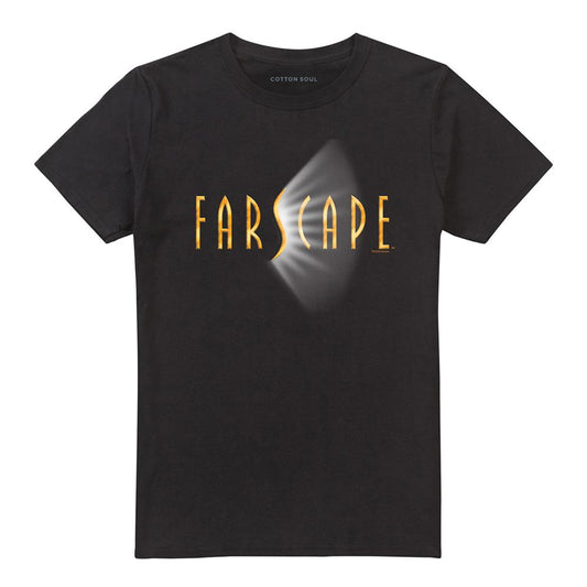 Black - Front - Farscape Unisex Adult Logo T-Shirt