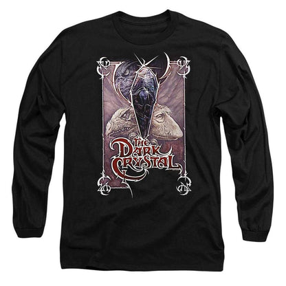 Black - Front - Dark Crystal Unisex Adult Wicked Poster Long-Sleeved T-Shirt
