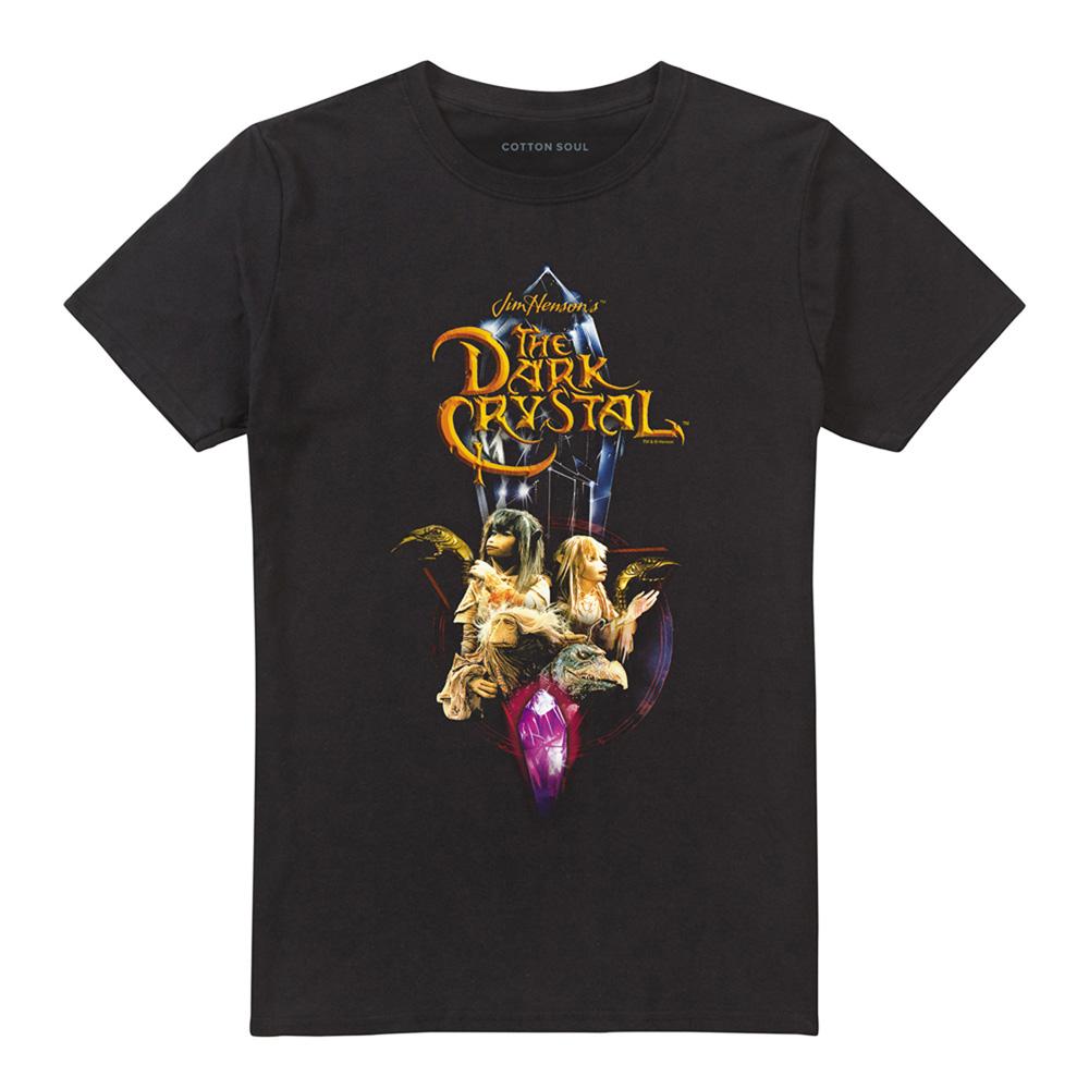Black - Front - Dark Crystal Unisex Adult Crystal Quest T-Shirt