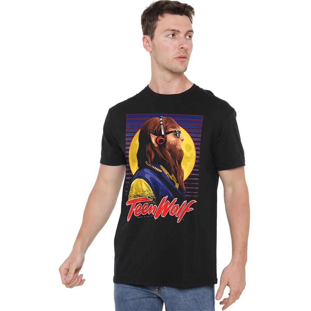 Black - Lifestyle - Teen Wolf Unisex Adult Headphones T-Shirt