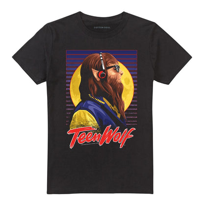 Black - Front - Teen Wolf Unisex Adult Headphones T-Shirt