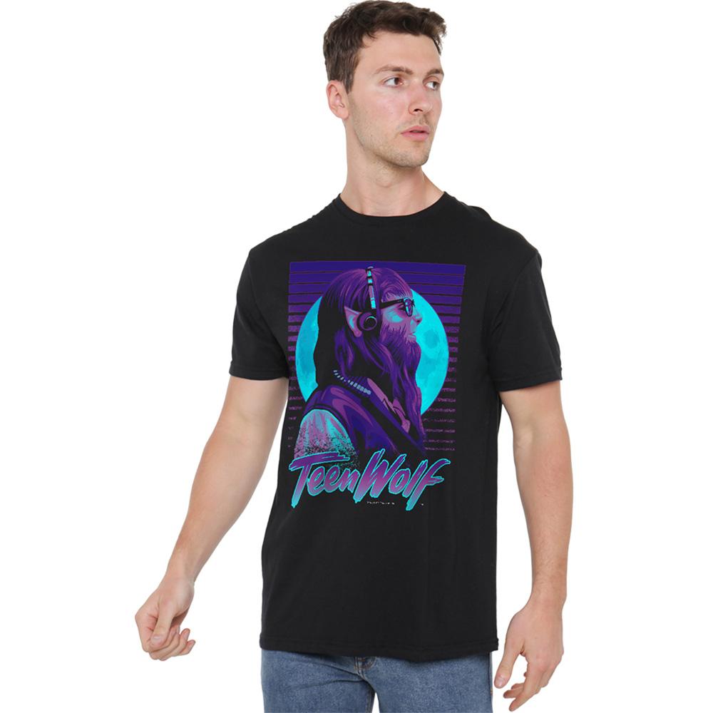 Black - Lifestyle - Teen Wolf Unisex Adult Headphones T-Shirt