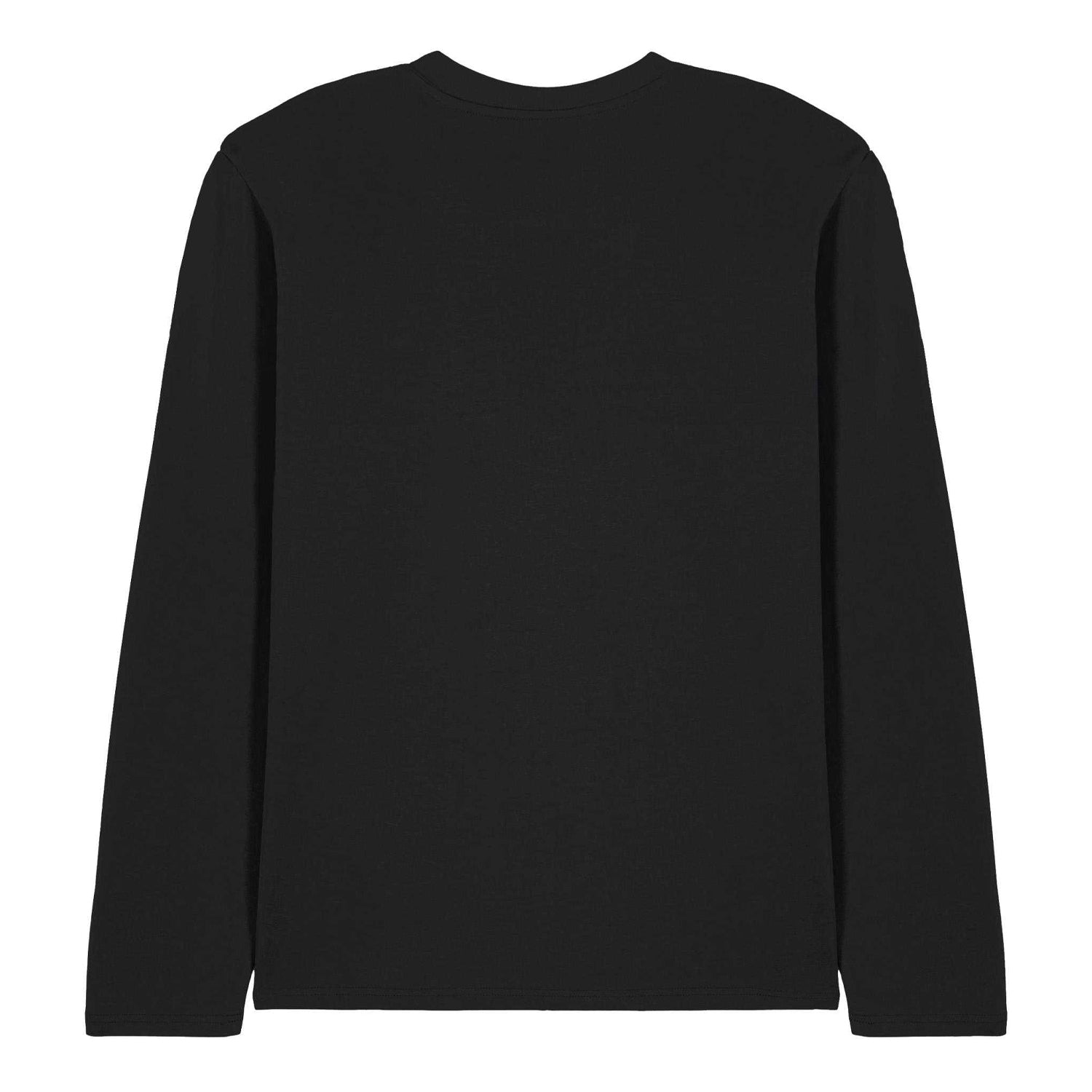 Black - Back - Creed Unisex Adult Logo Long-Sleeved T-Shirt