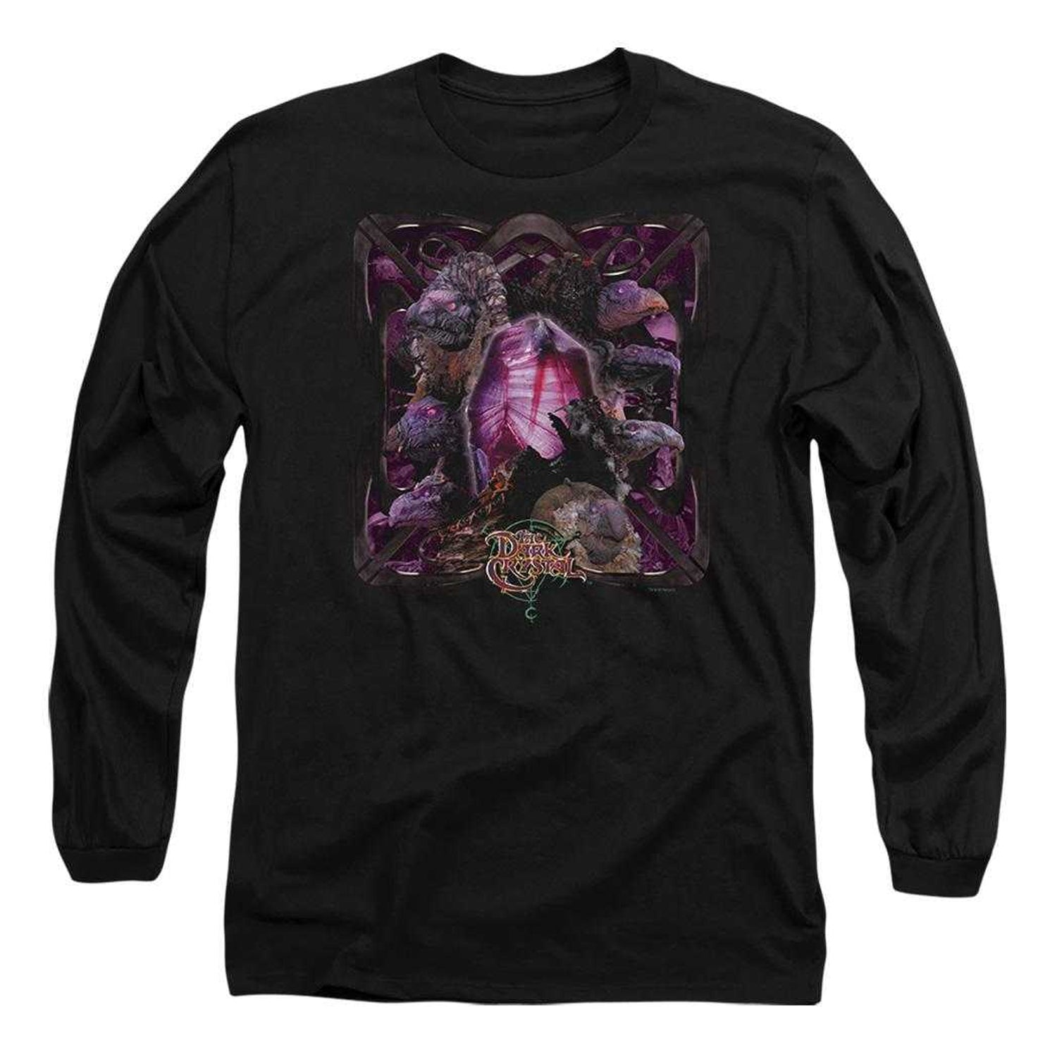 Black - Front - Dark Crystal Unisex Adult Lust For Power Long-Sleeved T-Shirt