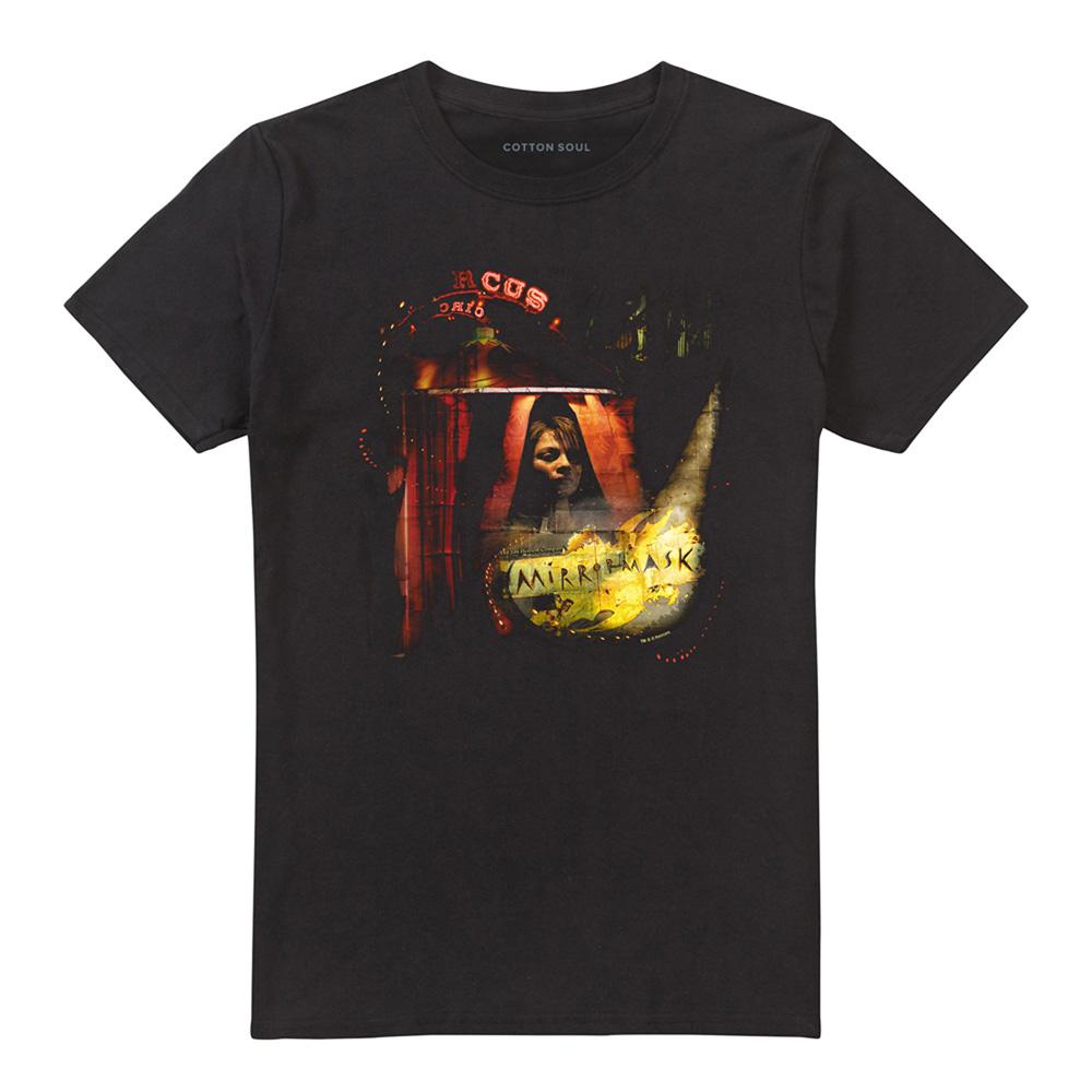Black - Front - MirrorMask Unisex Adult Big Top Poster T-Shirt