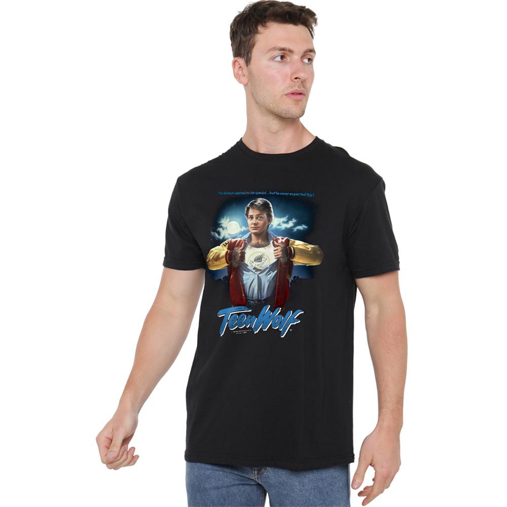 Black - Lifestyle - Teen Wolf Unisex Adult Poster T-Shirt
