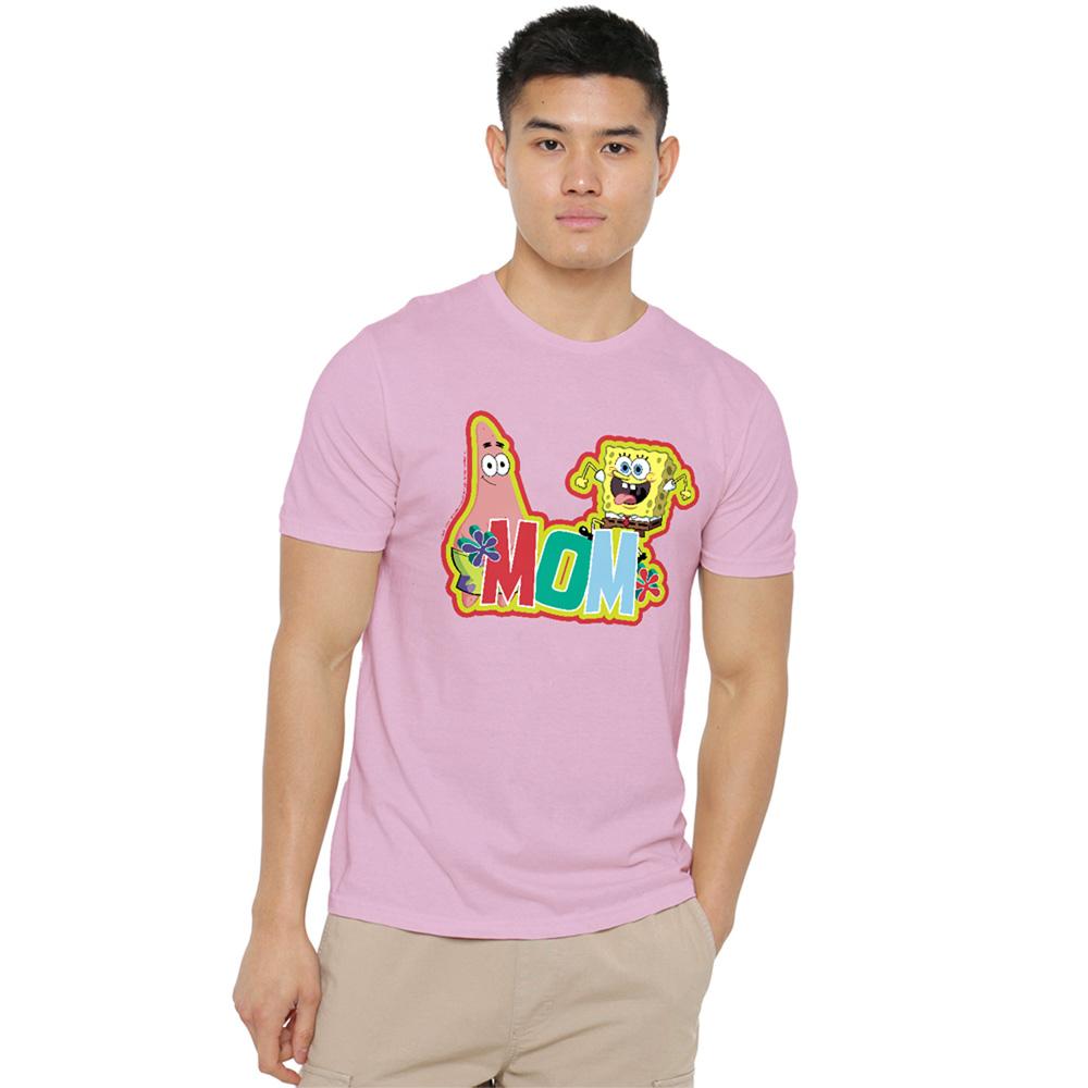 Pink - Lifestyle - SpongeBob SquarePants Unisex Adult Mom Mothers Day T-Shirt
