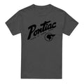Charcoal - Front - Pontiac Unisex Adult Division Logo T-Shirt