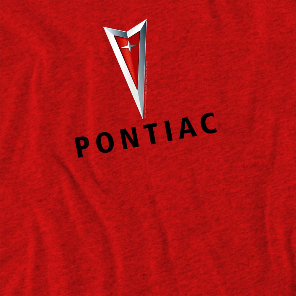 Red-Red - Side - Pontiac Unisex Adult Arrowhead T-Shirt