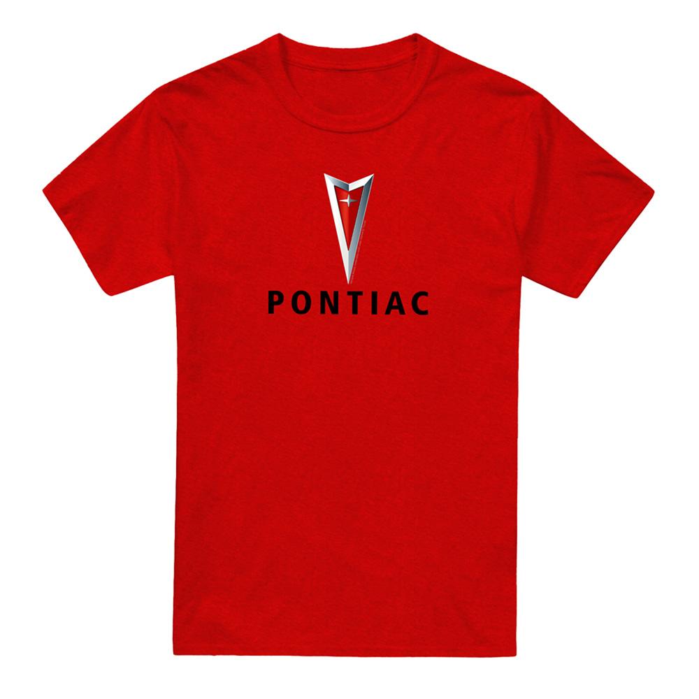 Red - Front - Pontiac Unisex Adult Arrowhead T-Shirt
