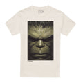 Natural - Front - Hulk Mens Face T-Shirt