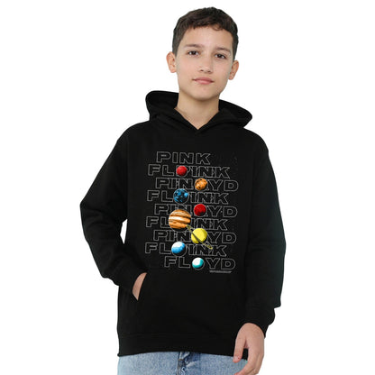 Black - Lifestyle - Pink Floyd Childrens-Kids Solar System Hoodie