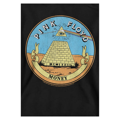 Black - Side - Pink Floyd Childrens-Kids Money Seal Hoodie