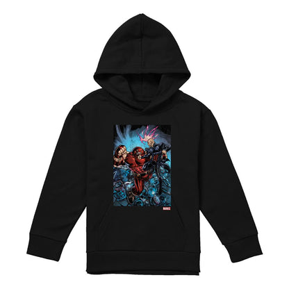 Black - Lifestyle - X-Men Childrens-Kids Destroy Juggernaut Pull Over Hoodie