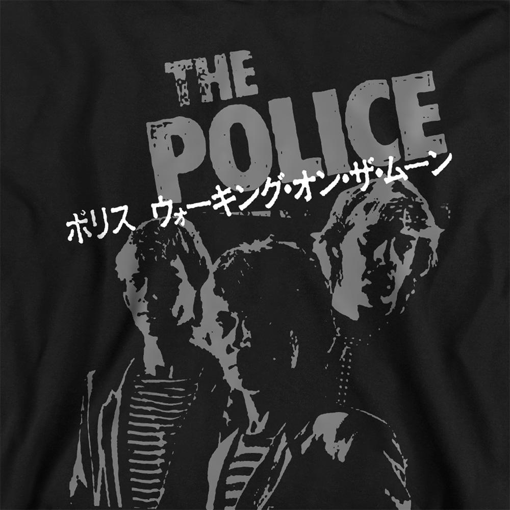 Navy - Back - The Police Childrens-Kids Japanese Photo Pull Over Hoodie