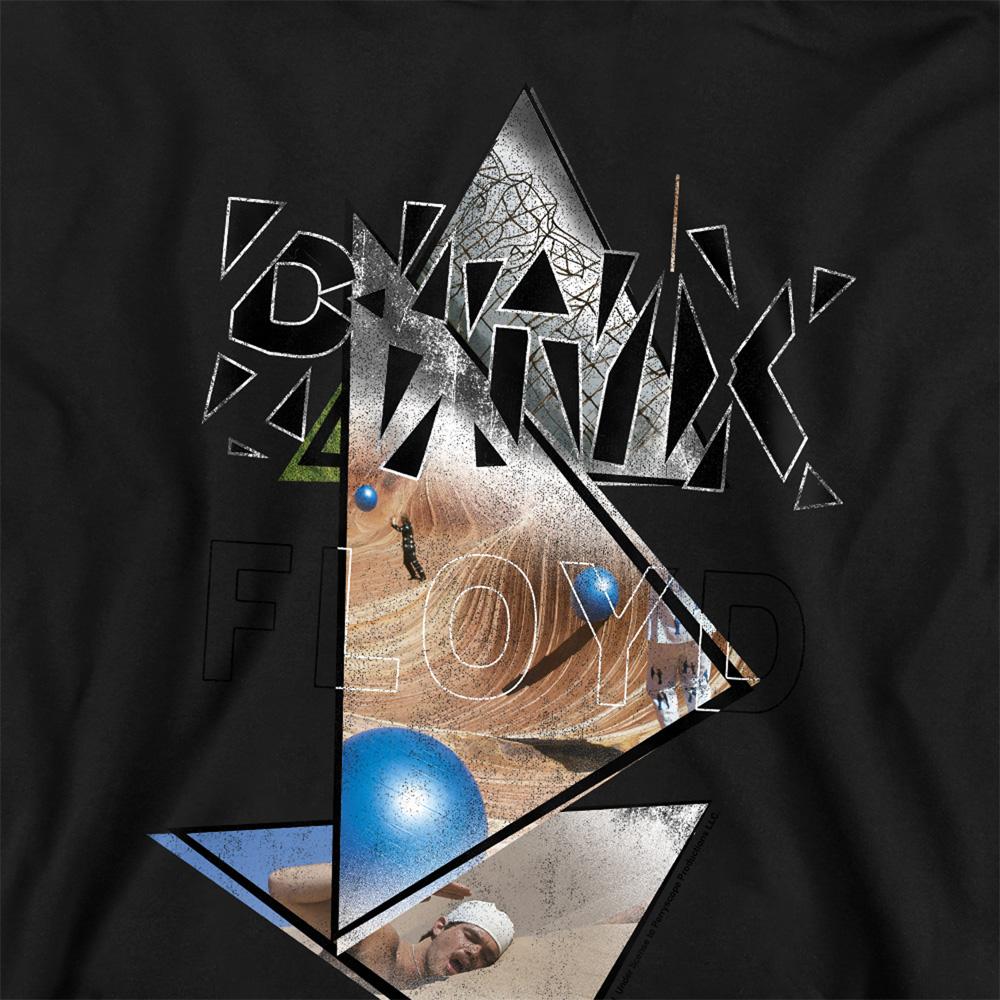 Athletic Heather - Back - Pink Floyd Childrens-Kids Frame Heather Hoodie
