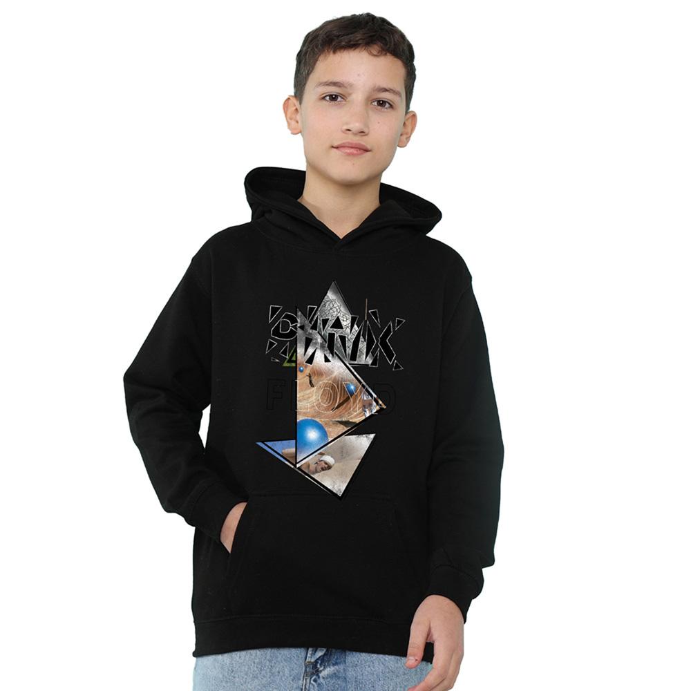 Athletic Heather - Front - Pink Floyd Childrens-Kids Frame Heather Hoodie