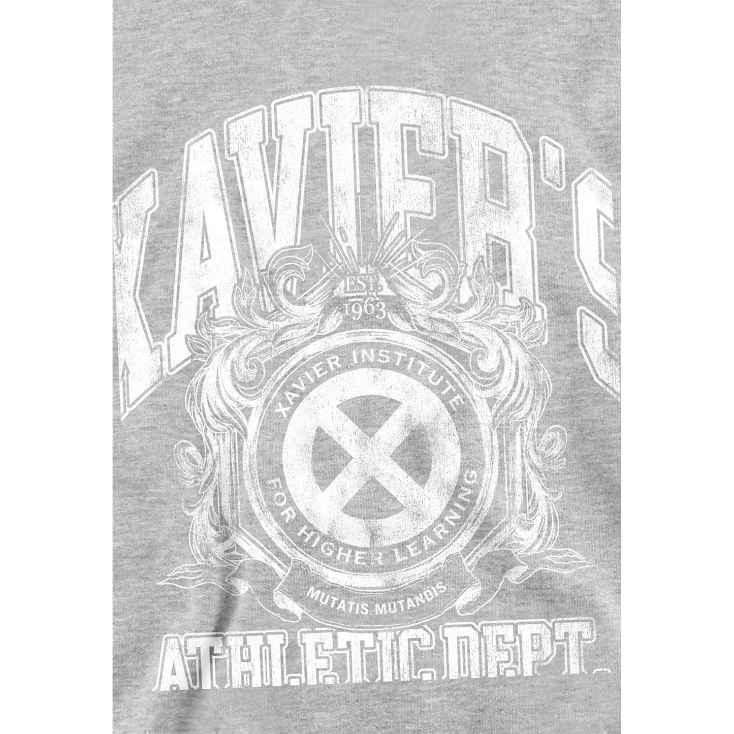 Athletic Heather - Side - X-Men Childrens-Kids Athletic Dept Professor X Pull Over Hoodie