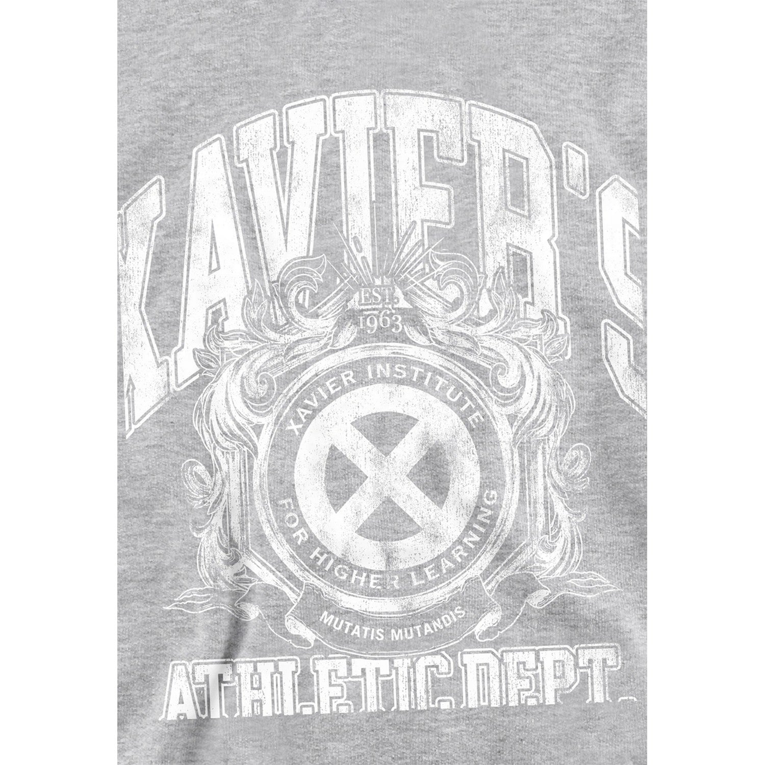 Athletic Heather - Side - X-Men Childrens-Kids Athletic Dept Professor X Pull Over Hoodie