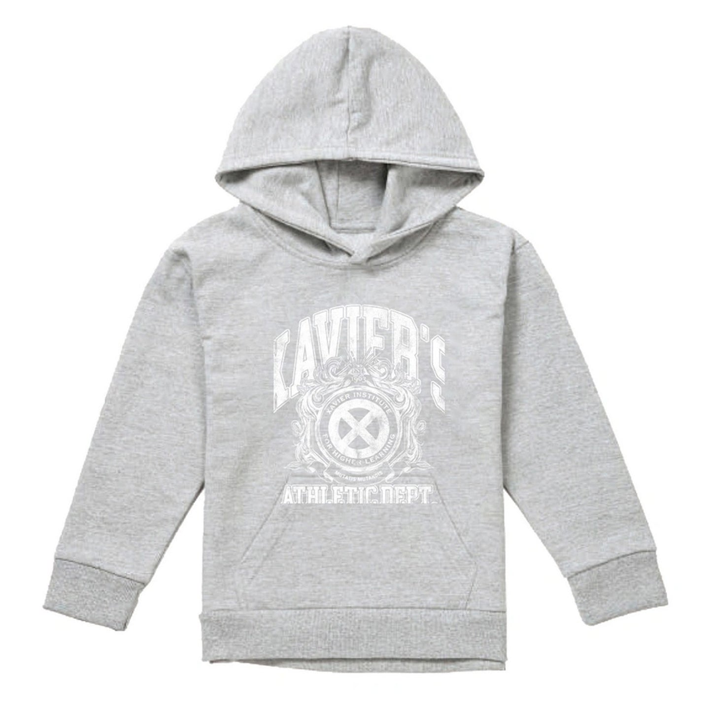 Athletic Heather - Front - X-Men Childrens-Kids Athletic Dept Professor X Pull Over Hoodie