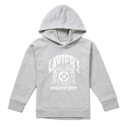 Athletic Heather - Front - X-Men Childrens-Kids Athletic Dept Professor X Pull Over Hoodie