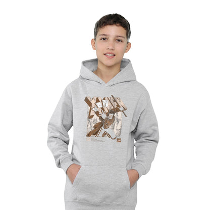 Athletic Heather - Lifestyle - X-Men Childrens-Kids Info Gambit Pull Over Hoodie