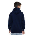 Navy - Pack Shot - AC-DC Childrens-Kids Pastel Bolts Pull Over Hoodie