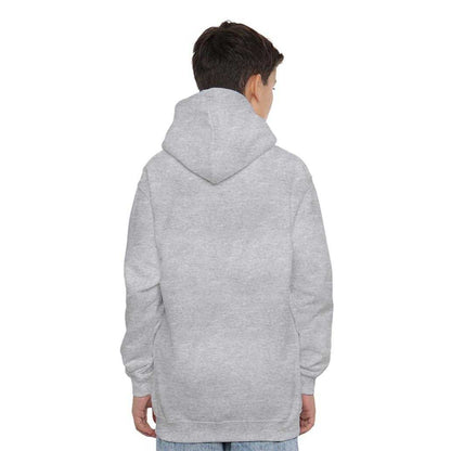 Athletic Heather - Pack Shot - AC-DC Childrens-Kids Pastel Bolts Pull Over Hoodie