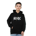 Black - Lifestyle - AC-DC Childrens-Kids Pastel Bolts Pull Over Hoodie