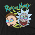 Black - Side - Rick And Morty Mens Blown Minds T-Shirt