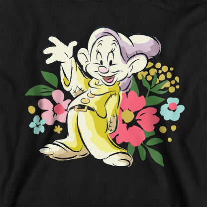 Athletic Heather - Side - Snow White Childrens-Kids Greetings From Dopey Hoodie
