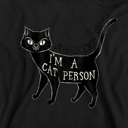 Black - Side - Hocus Pocus Childrens-Kids I´m A Cat Person Thackery Binx Hoodie