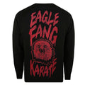 Black - Back - Cobra Kai Mens Eagle Fang Karate Long-Sleeved T-Shirt