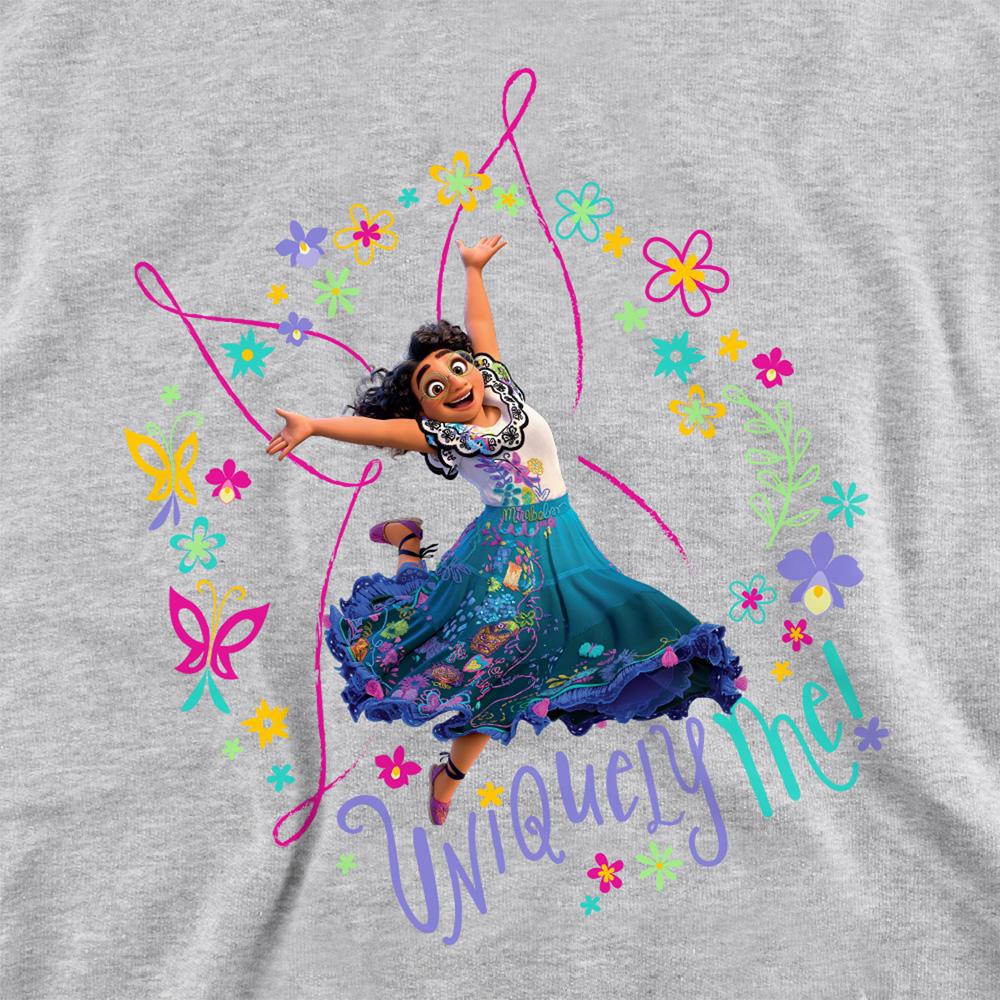 Athletic Heather - Side - Encanto Childrens-Kids Uniquely Me Mirabel Hoodie