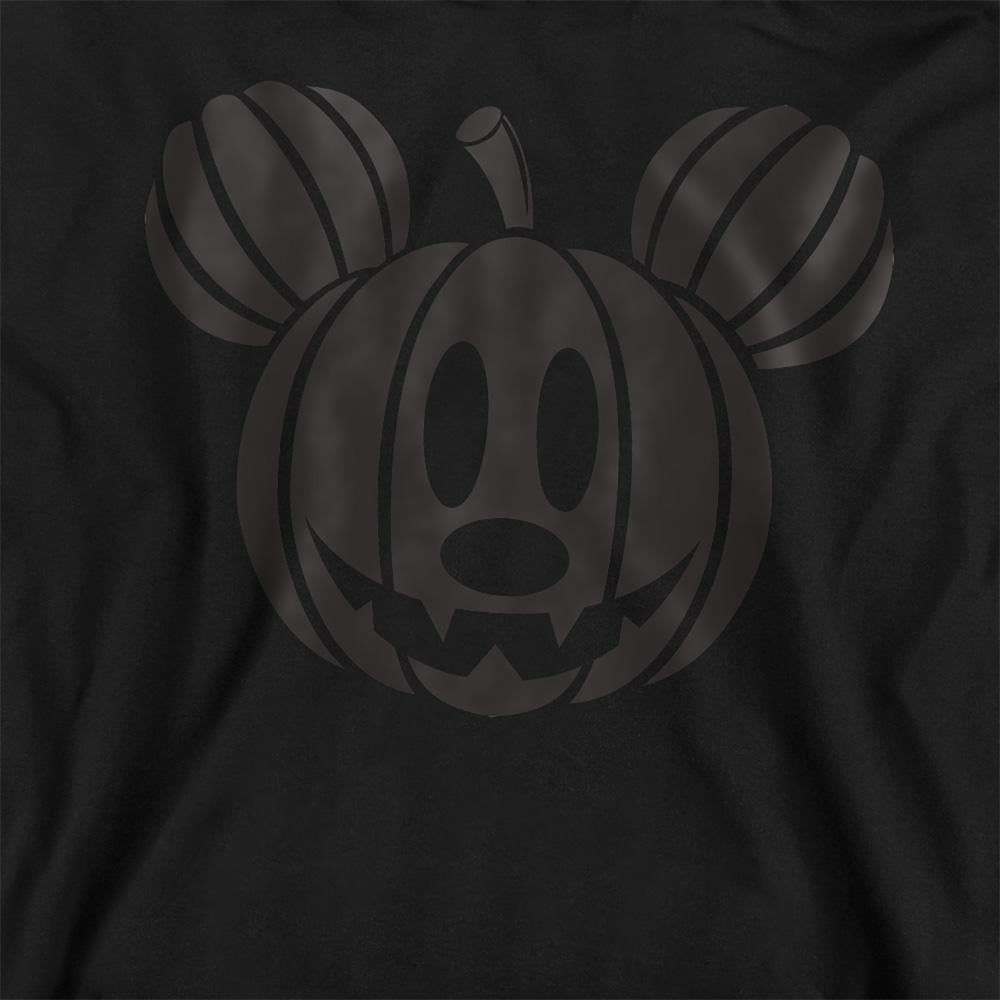 Black - Side - Disney Childrens-Kids Mickey Mouse Pumpkin Head Hoodie