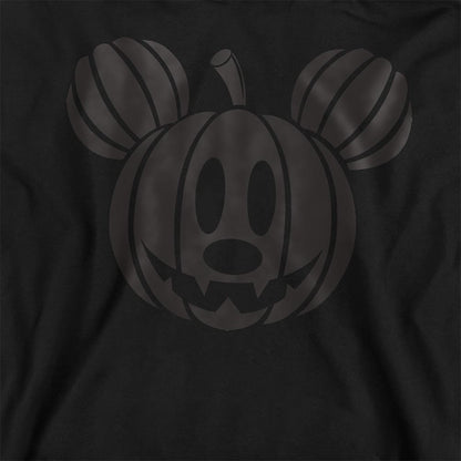 Black - Side - Disney Childrens-Kids Mickey Mouse Pumpkin Head Hoodie