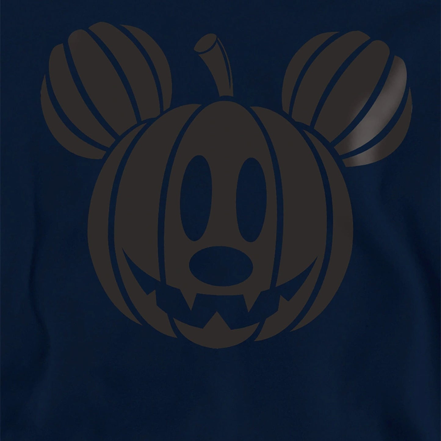 Navy - Side - Disney Childrens-Kids Mickey Mouse Pumpkin Head Hoodie