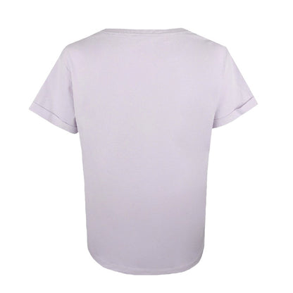 Lavender - Back - Mickey Mouse & Friends Womens-Ladies Together Roll Sleeve T-Shirt