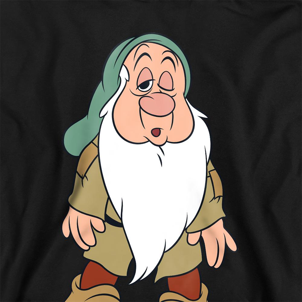 Athletic Heather - Side - Snow White And The Seven Dwarfs Childrens-Kids Struggles Sleepy Heather Hoodie