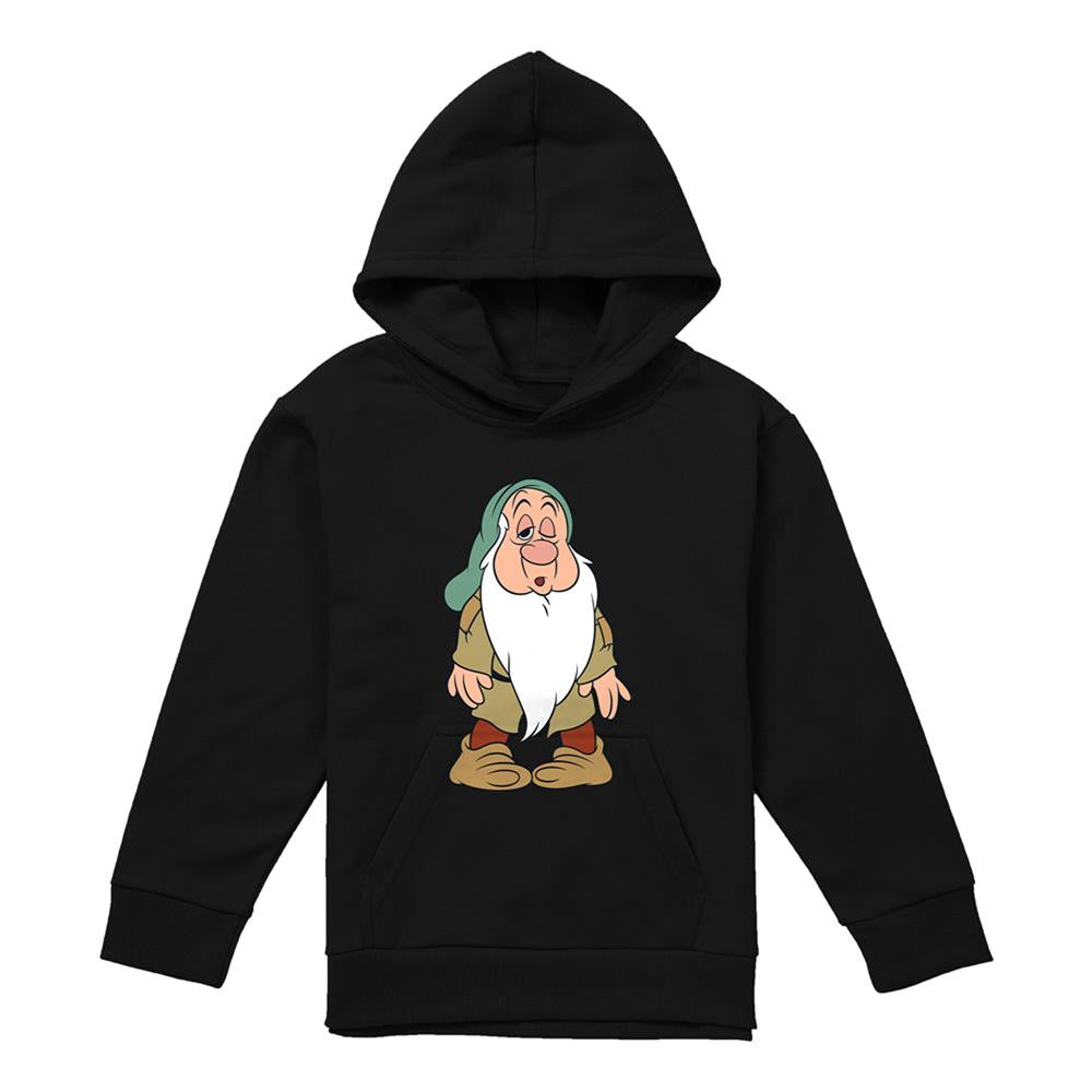 Athletic Heather - Front - Snow White And The Seven Dwarfs Childrens-Kids Struggles Sleepy Heather Hoodie