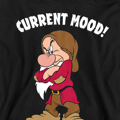 Athletic Heather - Side - Snow White And The Seven Dwarfs Childrens-Kids Current Mood Grumpy Heather Hoodie