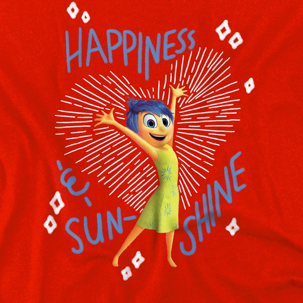 Red - Side - Inside Out 2 Childrens-Kids Happiness & Sunshine Joy Hoodie