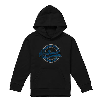 Black - Front - Finding Nemo Childrens-Kids Catch A Wave Squirt Hoodie