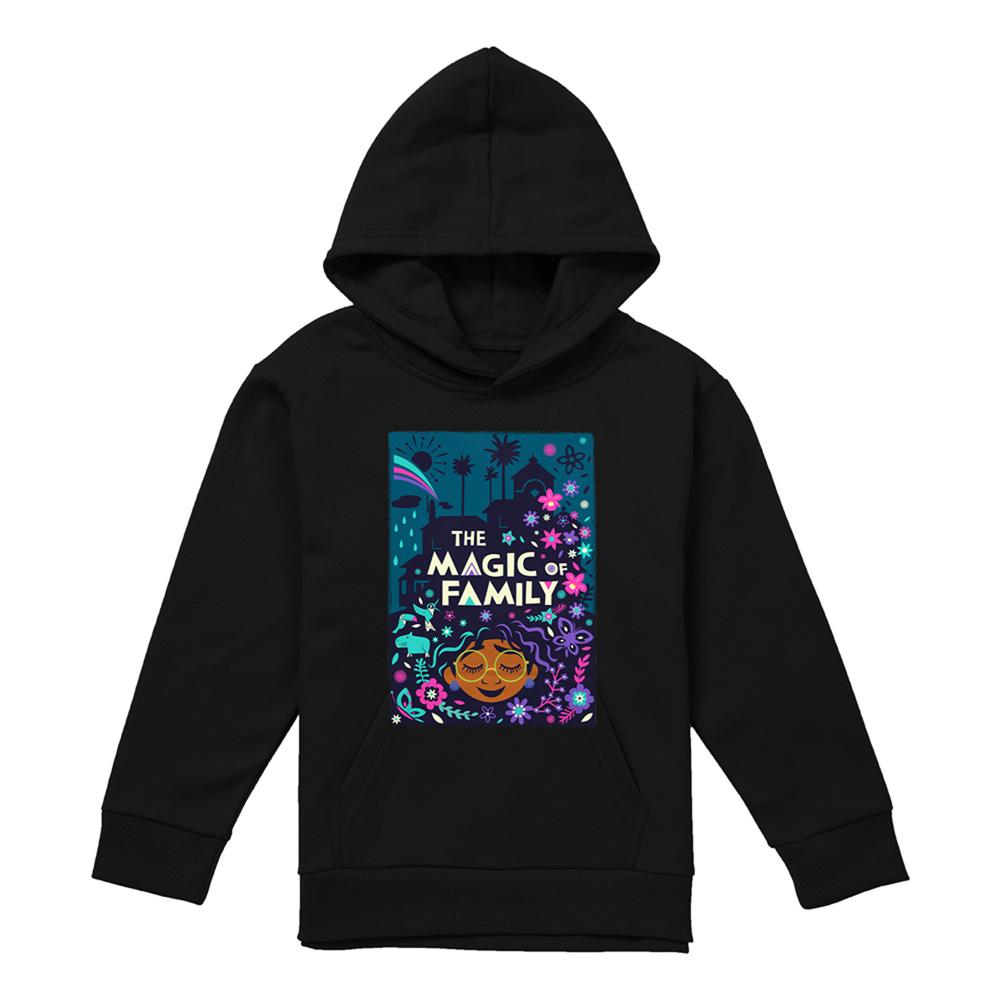 Black - Front - Encanto Childrens-Kids The Magic Of Family Hoodie