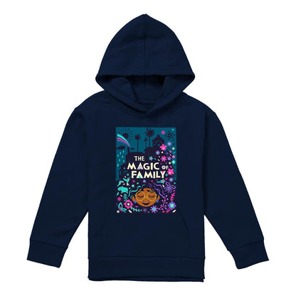 Navy - Front - Encanto Childrens-Kids The Magic Of Family Hoodie