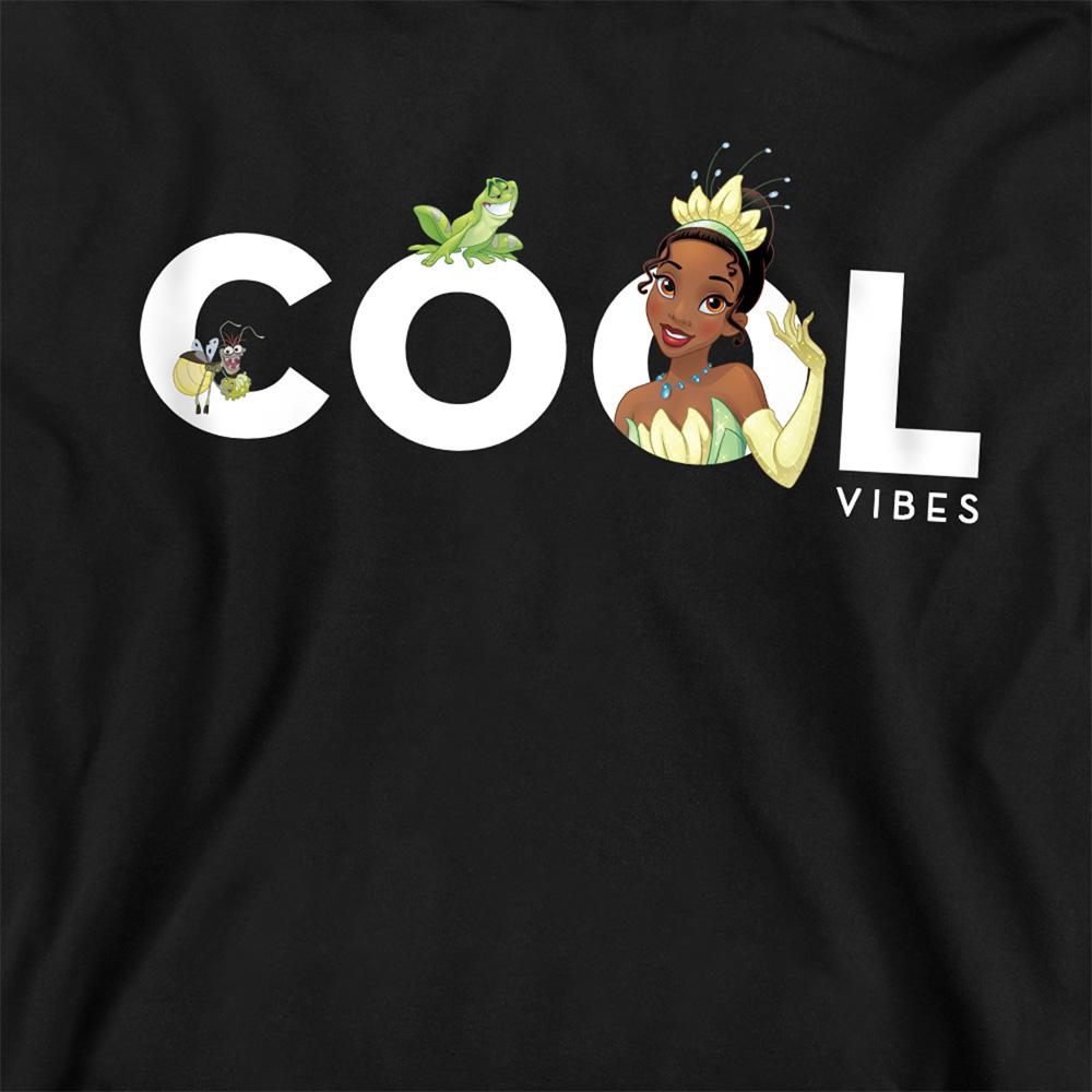 Athletic Heather - Side - The Princess and the Frog Childrens-Kids Cool Vibes Tiana & Prince Naveen Heather Hoodie