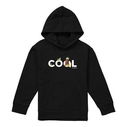 Athletic Heather - Front - The Princess and the Frog Childrens-Kids Cool Vibes Tiana & Prince Naveen Heather Hoodie