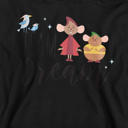 Black - Side - Cinderella Childrens-Kids Team Dream Jaq And Gus Hoodie